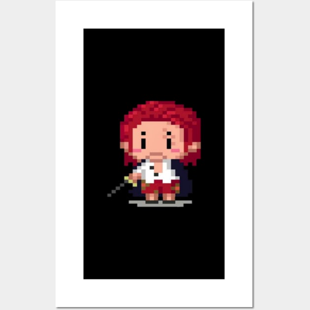 Shanks 8bit Wall Art by Kopi Aiko Art